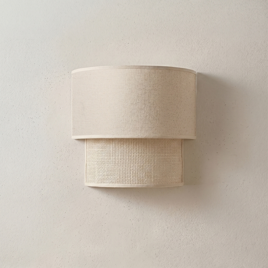 Brilagi - LED fali lámpa BOHO ECO 1xE27/10W/230V krémszínű