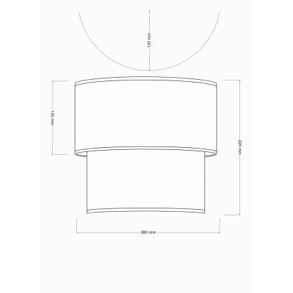 Brilagi - LED fali lámpa BOHO ECO 1xE27/10W/230V krémszínű