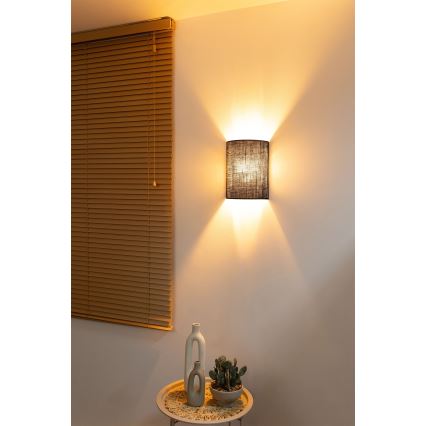 Brilagi - LED fali lámpa BOHO STYLE 1xE27/15W/230V barna