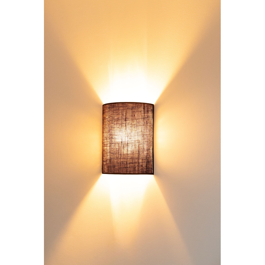 Brilagi - LED fali lámpa BOHO STYLE 1xE27/15W/230V barna