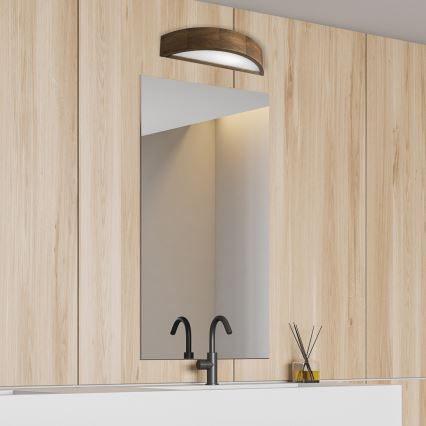 Brilagi - LED fali lámpa CARVALHO 1xE27/15W/230V tölgy dió