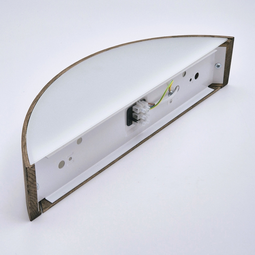 Brilagi - LED fali lámpa CARVALHO 1xE27/15W/230V tölgy dió