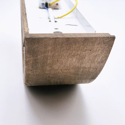 Brilagi - LED fali lámpa CARVALHO 1xE27/15W/230V tölgy dió