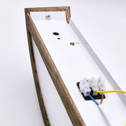 Brilagi - LED fali lámpa CARVALHO 1xE27/15W/230V tölgy dió