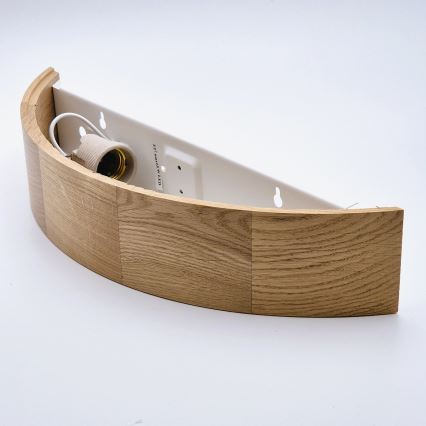Brilagi - LED fali lámpa CARVALHO 1xE27/15W/230V tölgy