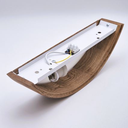 Brilagi - LED Fali lámpa CARVALHO 1xE27/60W/230V tölgy cseresznye