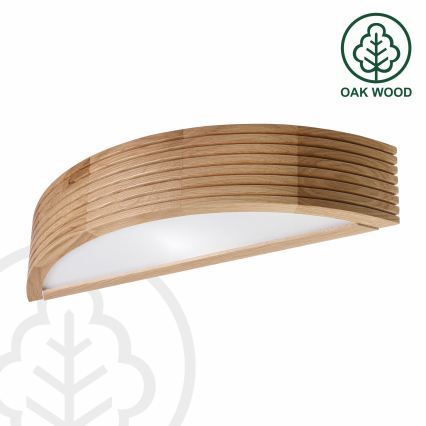 Brilagi - LED fali lámpa CARVALHO MODERN 1xE27/60W/230V tölgy