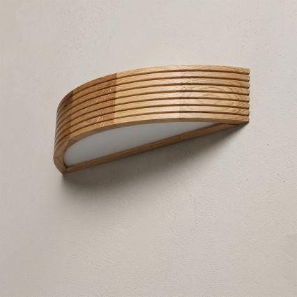 Brilagi - LED fali lámpa CARVALHO MODERN 1xE27/60W/230V tölgy