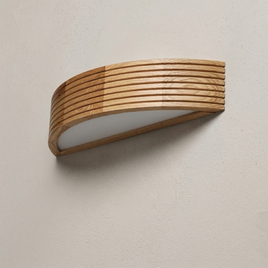 Brilagi - LED fali lámpa CARVALHO MODERN 1xE27/60W/230V tölgy