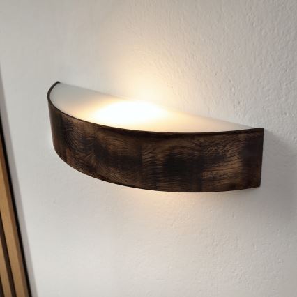 Brilagi - LED fali lámpa CARVALHO SMOKEY 1xE27/60W/230V tölgy