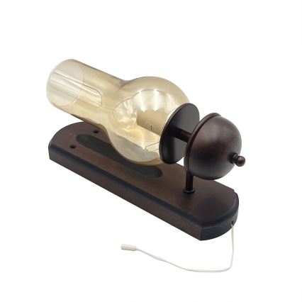 Brilagi - LED Fali lámpa COTTAGE 1xE14/40W/230V bükkfa/barna