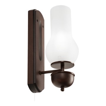 Brilagi - LED Fali lámpa COTTAGE 1xE14/40W/230V bükkfa/fehér