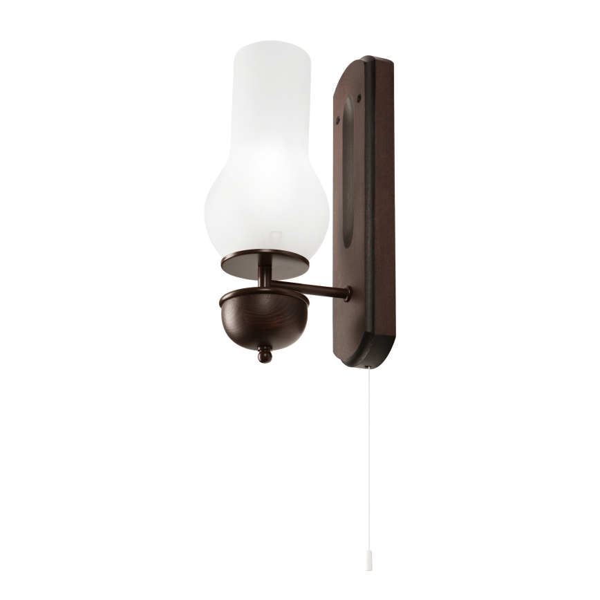 Brilagi - LED Fali lámpa COTTAGE 1xE14/40W/230V bükkfa/fehér