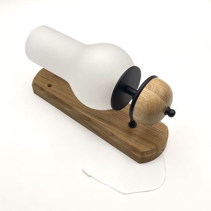 Brilagi - LED Fali lámpa COTTAGE 1xE14/40W/230V tölgy/fehér