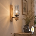 BRILAGI - LED fali lámpa COTTAGE 1xE14/40W/230V tölgy/füstszürke