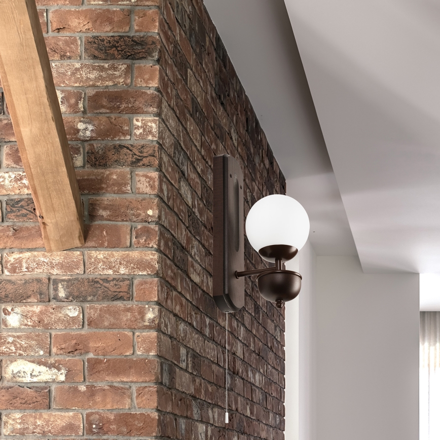 Brilagi - LED Fali lámpa COTTAGE 1xG9/40W/230V bükkfa/fehér