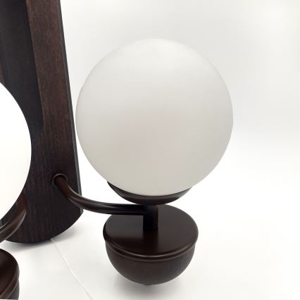 Brilagi - LED Fali lámpa COTTAGE 2xG9/40W/230V bükkfa/fehér