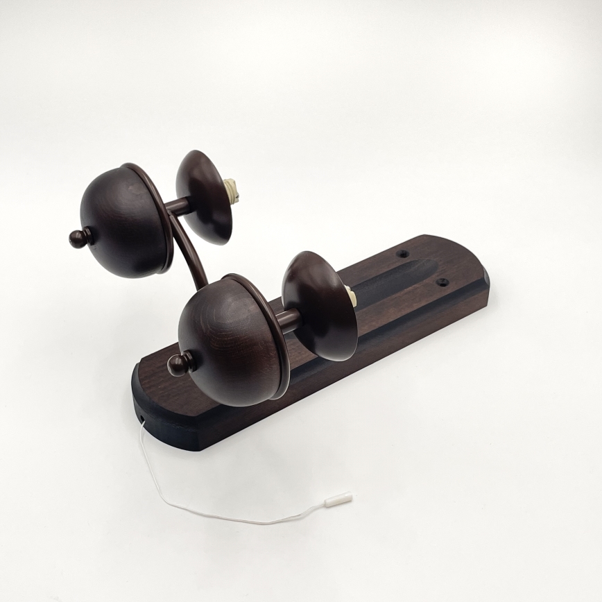 Brilagi - LED Fali lámpa COTTAGE 2xG9/40W/230V bükkfa/fehér