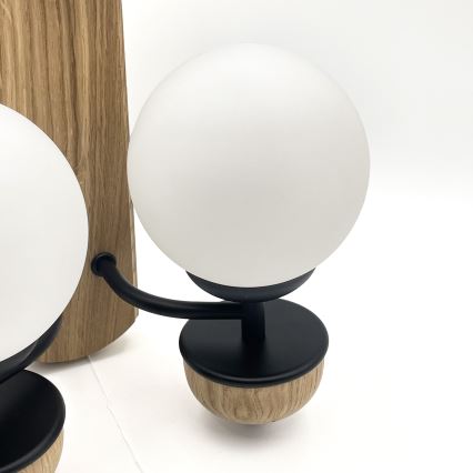 Brilagi - LED Fali lámpa COTTAGE 2xG9/40W/230V tölgy/fehér