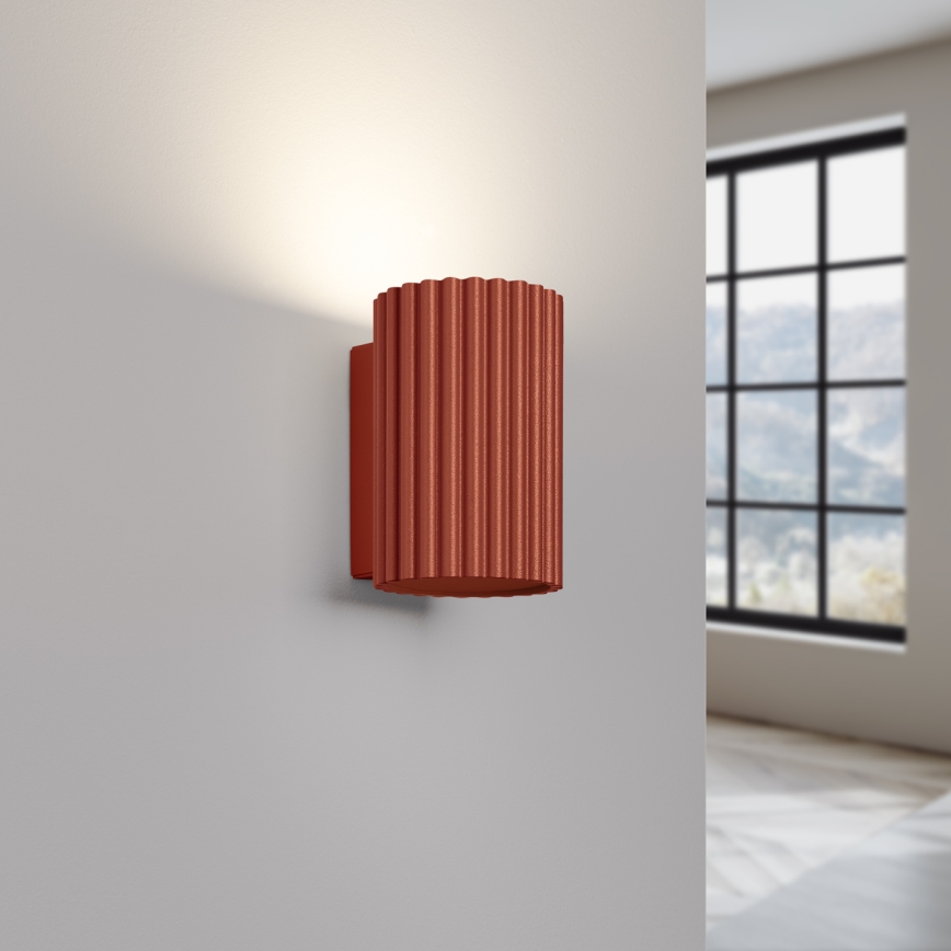 BRILAGI - LED fali lámpa CRESTO 1xGU10/10W/230V 10 cm narancssárga
