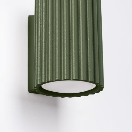 Brilagi - LED fali lámpa CRESTO 1xGU10/10W/230V 10 cm zöld