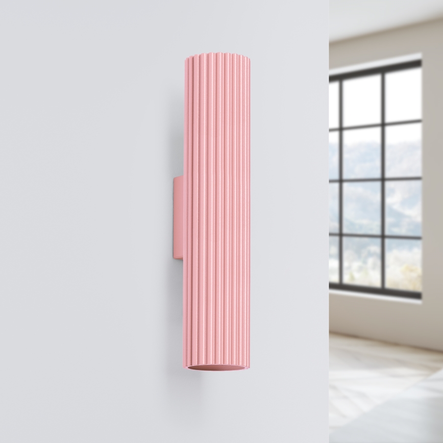 Brilagi - LED fali lámpa CRESTO 2xGU10/10W/230V 30 cm rózsaszín