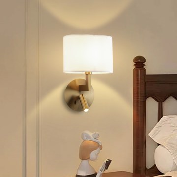 Brilagi - LED Fali lámpa DAYA 1xE14/40W/230V + LED/3W krémes/arany