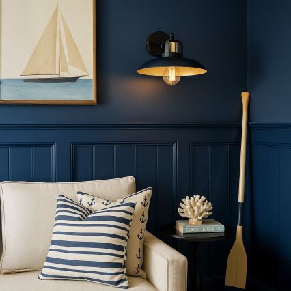 Brilagi - LED Fali lámpa FLAMENGO 1xE27/60W/230V kék