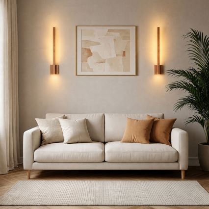 BRILAGI - LED Fali lámpa GARDALINE LED/90W/230V 100 cm tölgy