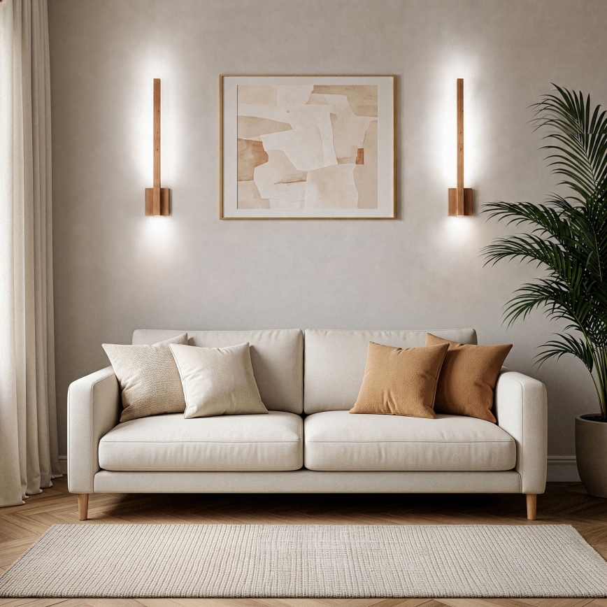 BRILAGI - LED Fali lámpa GARDALINE LED/90W/230V 100 cm tölgy