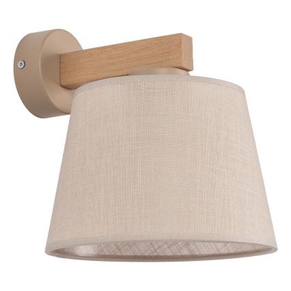 BRILAGI - LED fali lámpa LATTE SABIA 1xE27/15W/230V fenyő/bézs