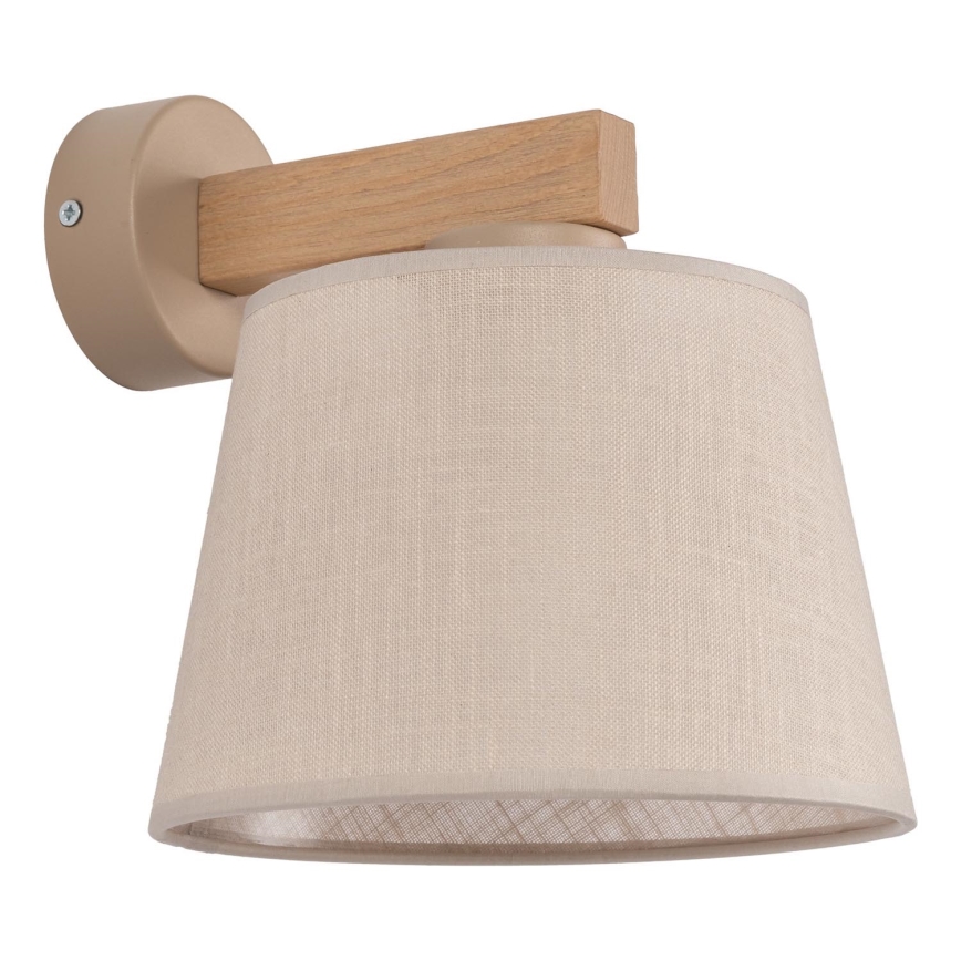 BRILAGI - LED fali lámpa LATTE SABIA 1xE27/15W/230V fenyő/bézs