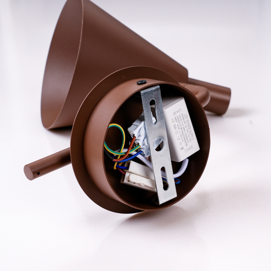 Brilagi - LED Fali lámpa LUCERA LED/3W/230V barna