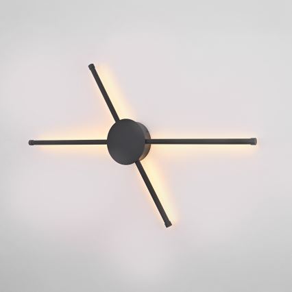 Brilagi - LED Fali lámpa LUGO QUATTRO LED/16W/230V fekete