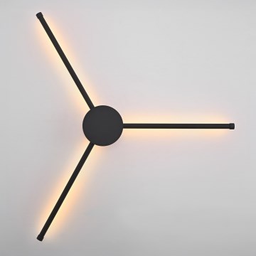 Brilagi - LED Fali lámpa LUGO TRE LED/14W/230V fekete