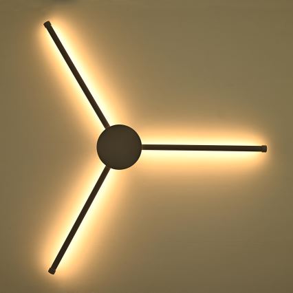 Brilagi - LED Fali lámpa LUGO TRE LED/14W/230V fekete
