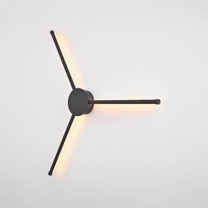 Brilagi - LED Fali lámpa LUGO TRE LED/14W/230V fekete