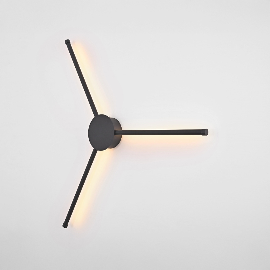 Brilagi - LED Fali lámpa LUGO TRE LED/14W/230V fekete