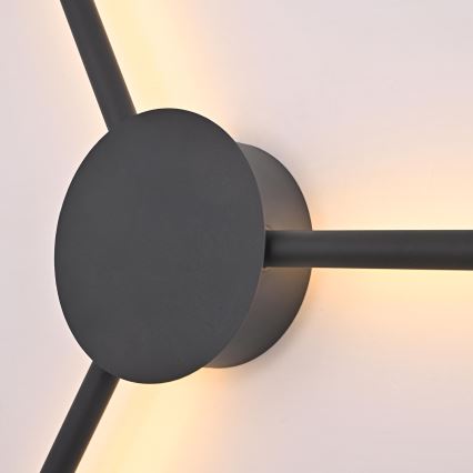 Brilagi - LED Fali lámpa LUGO TRE LED/14W/230V fekete