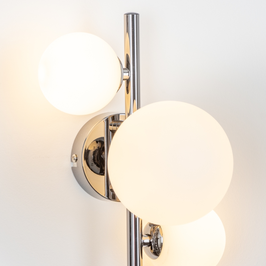 Brilagi - LED fali lámpa MILLA 3xG9/3W/230V fekete króm/fehér