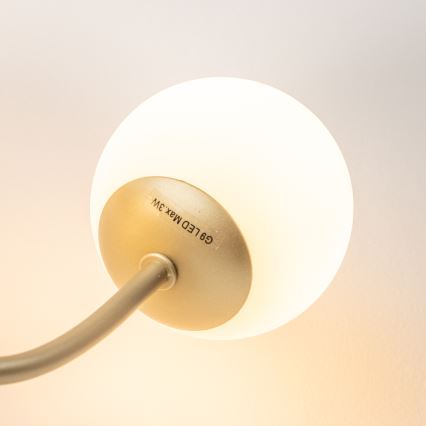 Brilagi - LED Fali lámpa MISTEL 3xG9/3W/230V arany/fehér