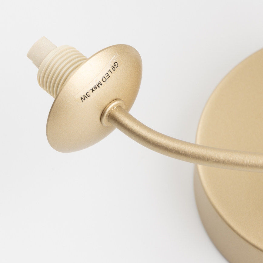 Brilagi - LED Fali lámpa MISTEL 3xG9/3W/230V arany/fehér