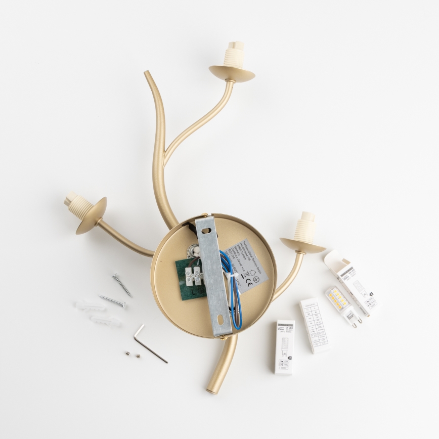 Brilagi - LED Fali lámpa MISTEL 3xG9/3W/230V arany