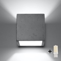 Brilagi -  LED fali lámpa MURO 1xG9/3,5W/230V beton