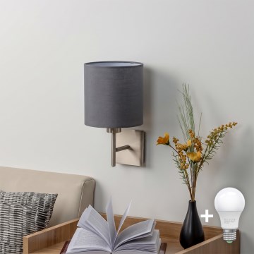 BRILAGI - LED fali lámpa NUBILA 1xE27/60W/230V matt króm/antracit