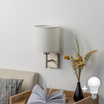 BRILAGI - LED fali lámpa NUBILA 1xE27/60W/230V matt króm/fehér