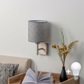 BRILAGI - LED fali lámpa NUBILA 1xE27/60W/230V matt króm/szürke