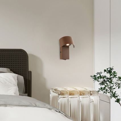 Brilagi - LED Fali lámpa VASTO LED/3W/230V barna