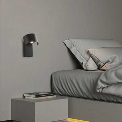 Brilagi - LED Fali lámpa VASTO LED/3W/230V fekete