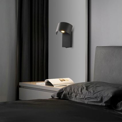 Brilagi - LED Fali lámpa VASTO LED/3W/230V fekete